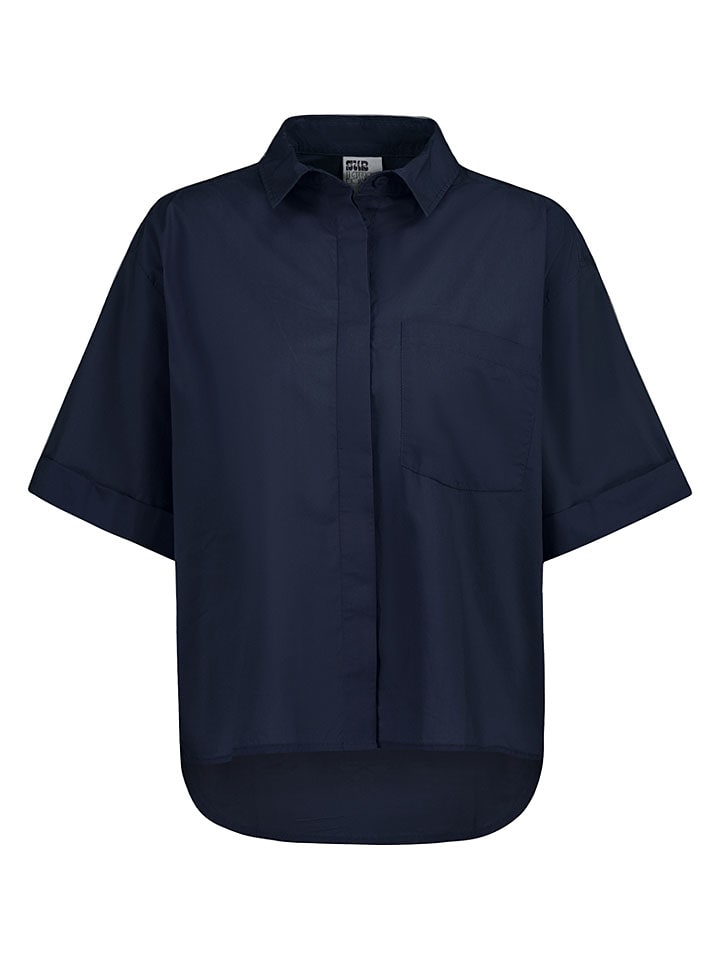 Bluse in Dunkelblau