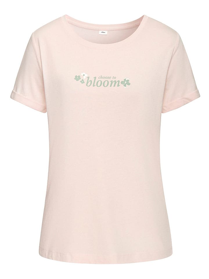 Pyjama-Oberteil in Rosé