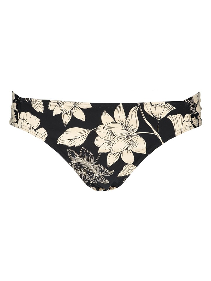Bikini-Hose in Schwarz/ Creme