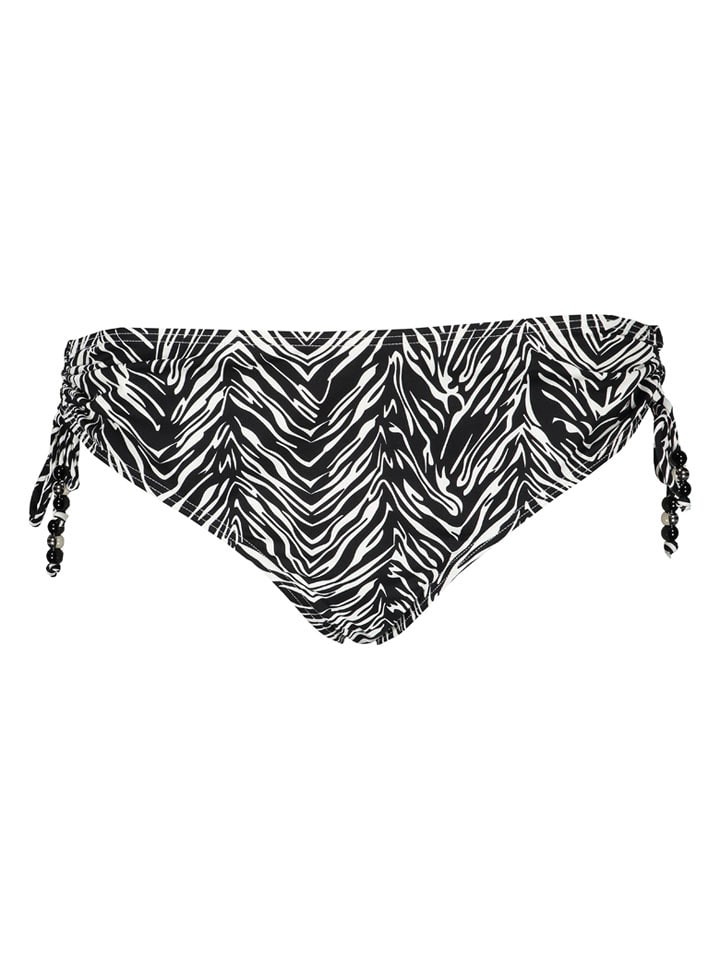 Figi bikini w kolorze czarno-białym
