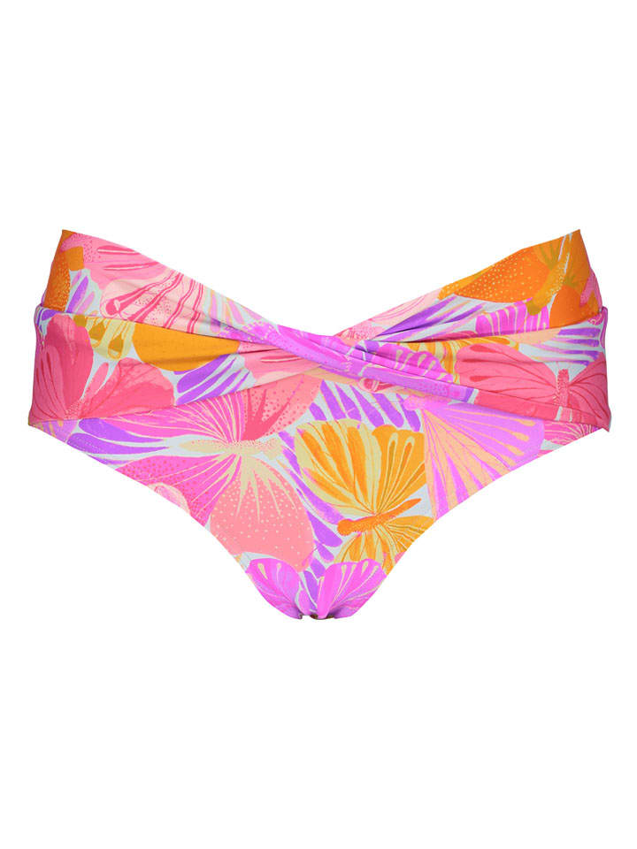 Bikinislip paars/oranje