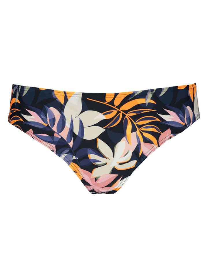 Figi bikini w kolorze granatowo-pomarańczowym