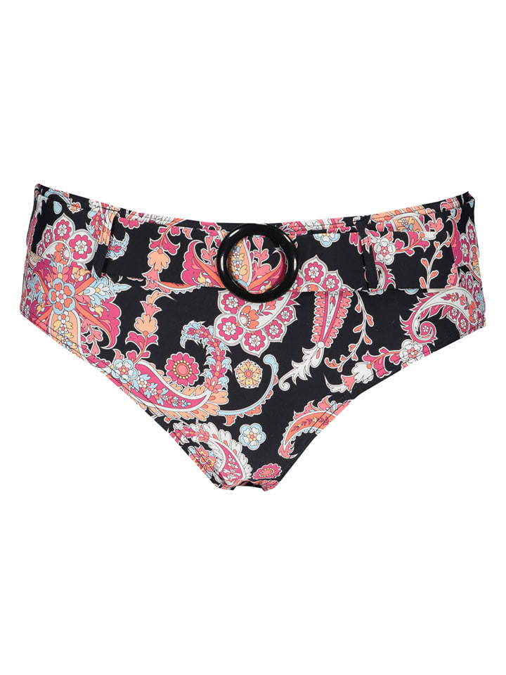 Figi bikini w kolorze czarno-różowym