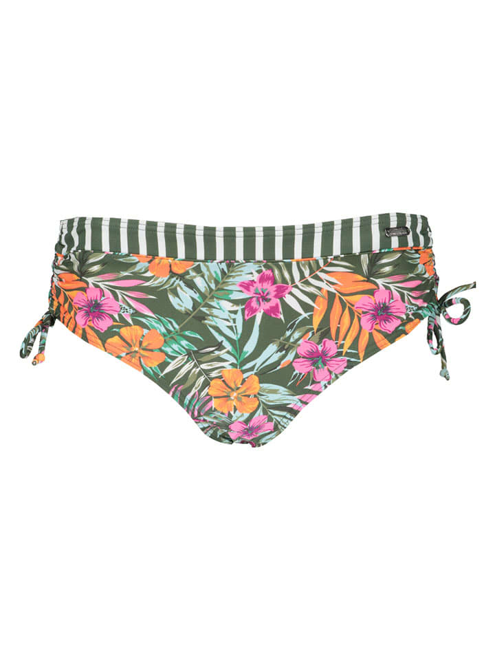 Figi bikini w kolorze oliwkowo-pomarańczowym
