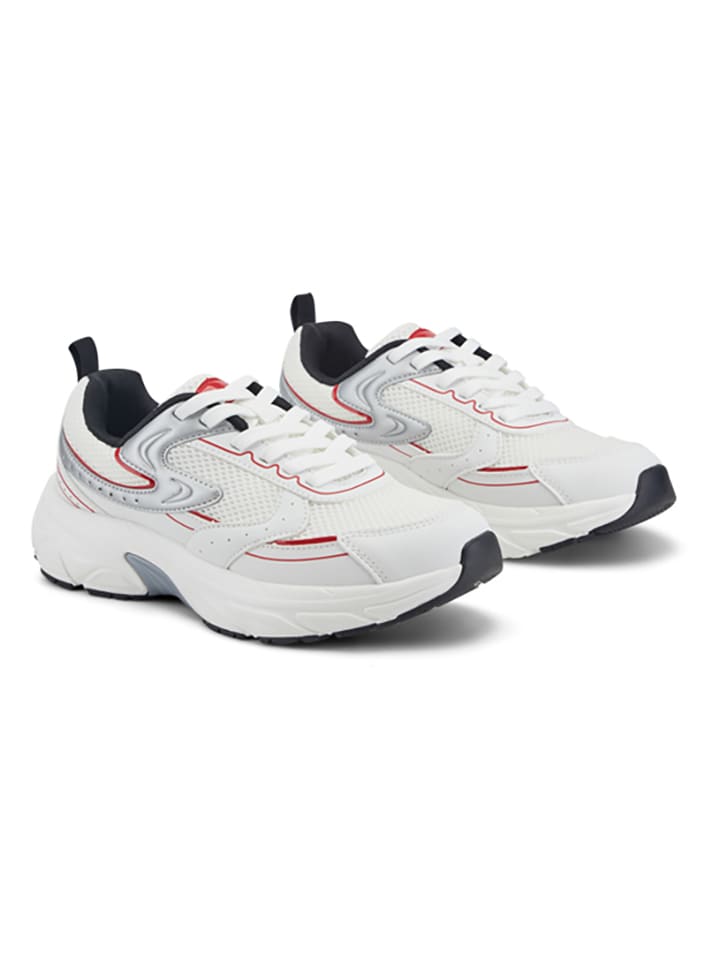 Sneakers wit/zilverkleurig