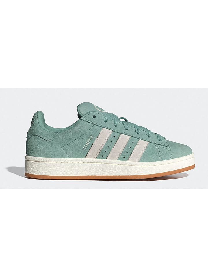 Skórzane sneakersy "Campus 00s" w kolorze zielonym