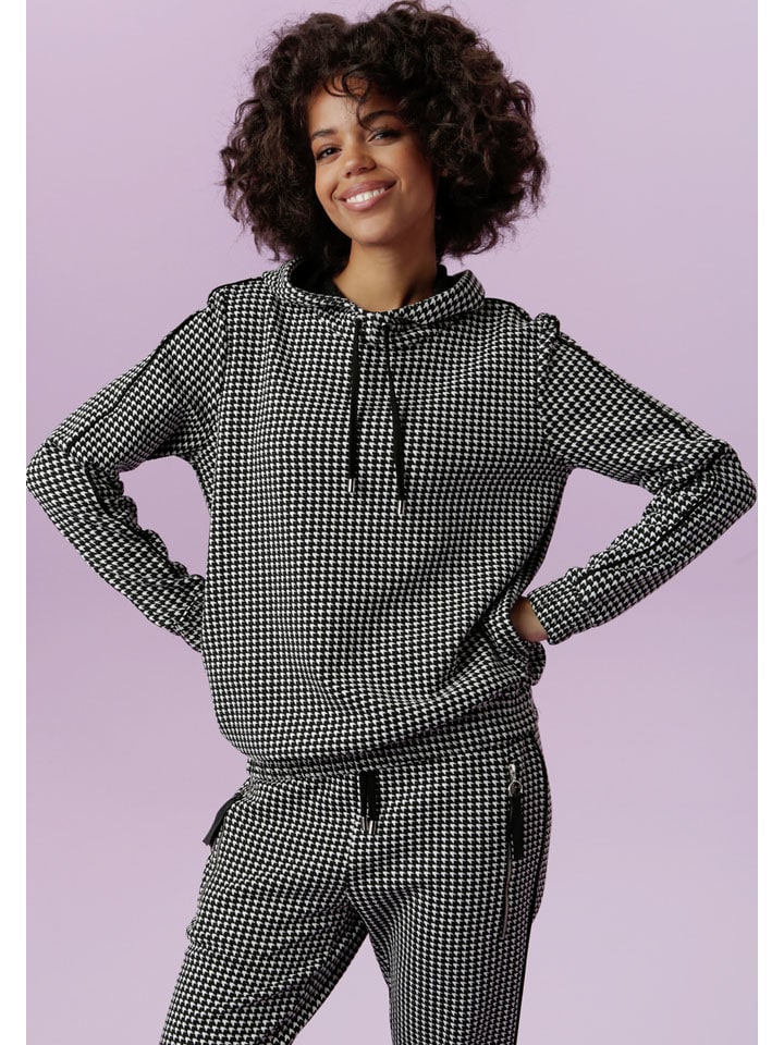 Bluza w kolorze czarno-białym