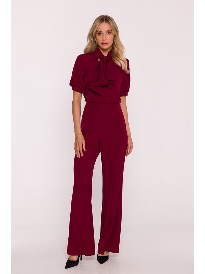 Jumpsuit in Bordeaux