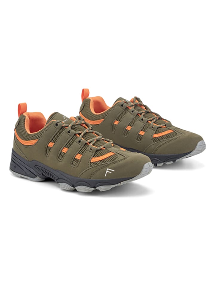 Sneakers in Khaki/ Orange