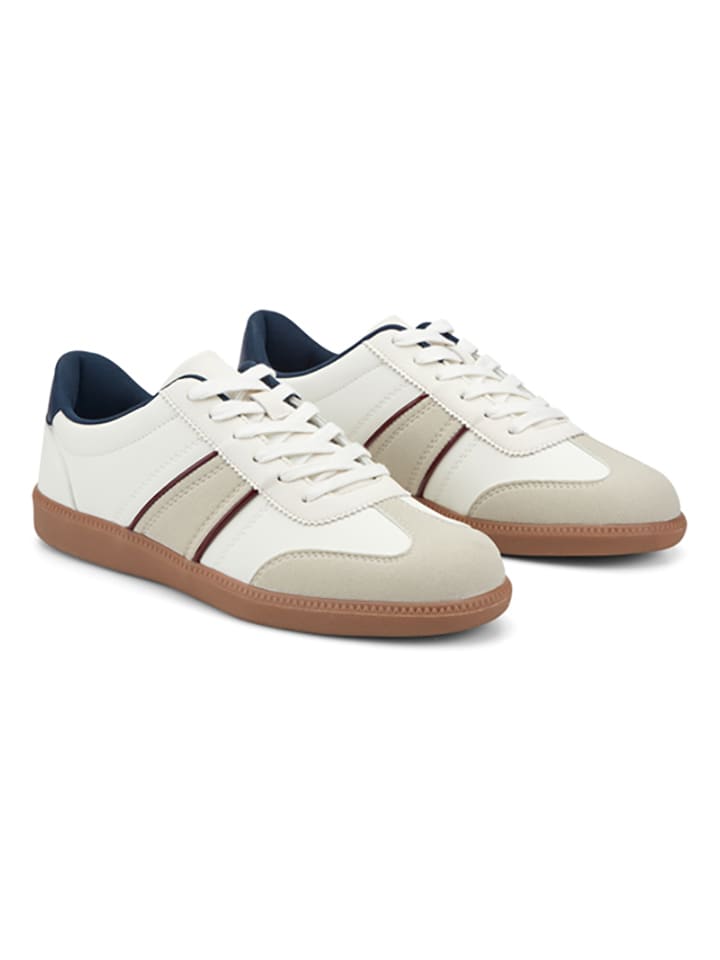 Sneakers in Beige/ Weiß