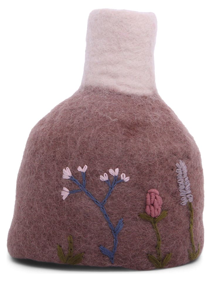 Vase in Lila - (H)17 cm - Ø 12 cm