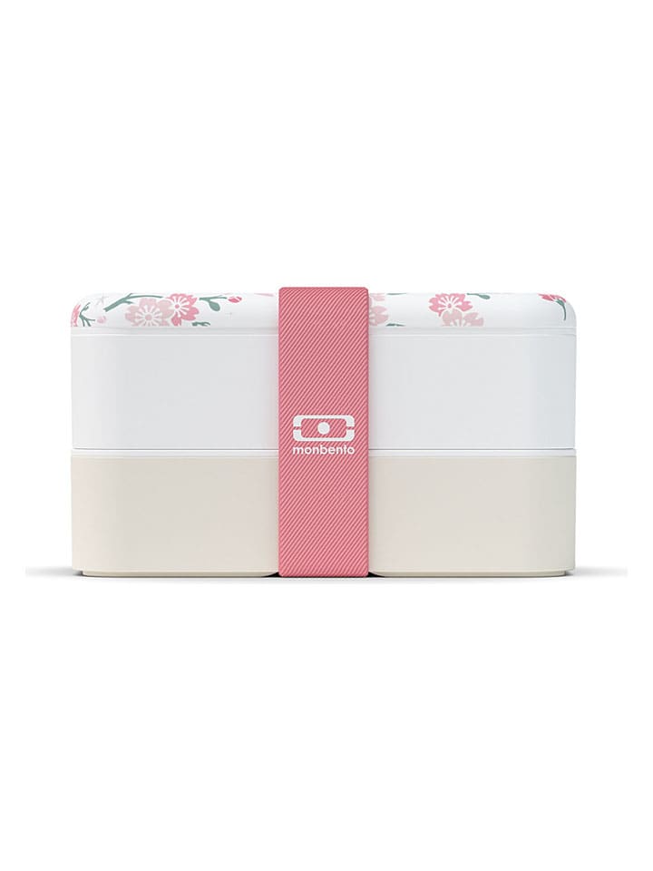 Lunchbox lichtroze/wit/crème - 1 l