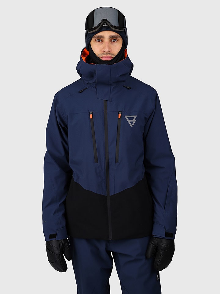 Ski-/Snowboardjas "Kendron" donkerblauw/zwart