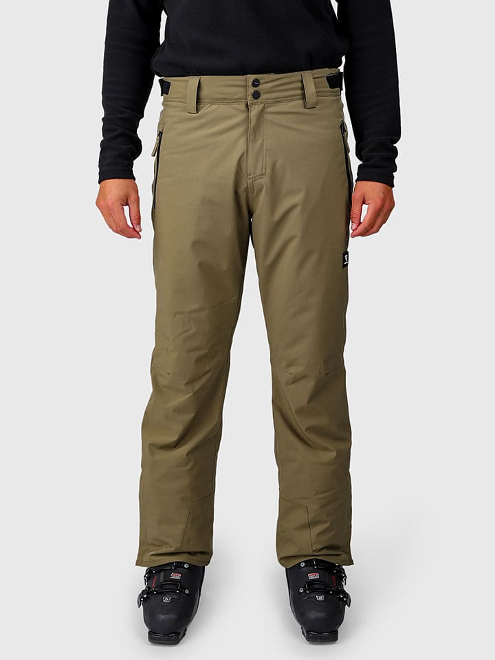 Spodnie narciarskie "Jiron" w kolorze khaki