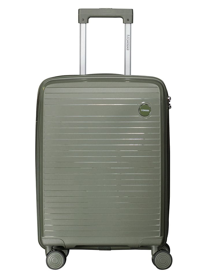 Walizka "Solvable" w kolorze khaki - 34 x 53 x 21 cm