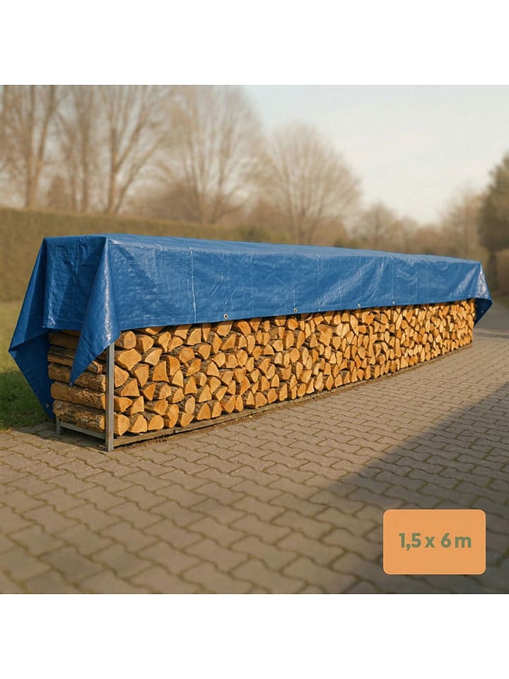 Plandeka w kolorze niebieskim - 600 x 150 cm