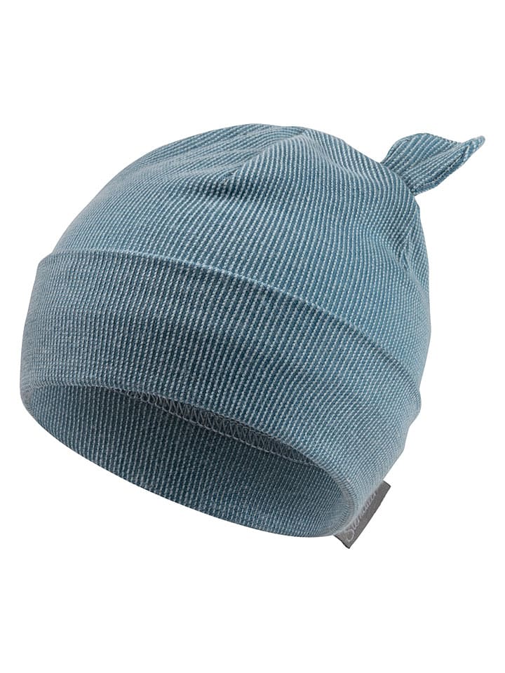 Czapka beanie w kolorze niebieskim