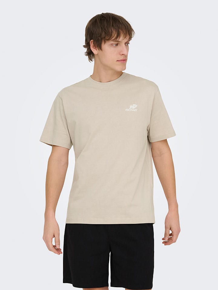 Shirt "Onsfred" in Beige