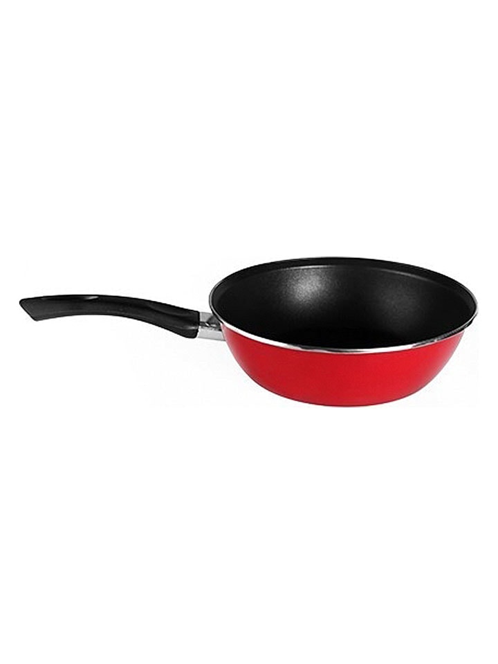 Tiefe Pfanne "Basic" in Rot - Ø 22 cm