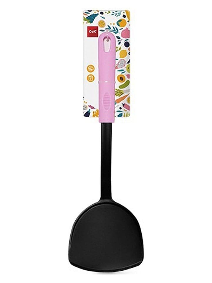 Pfannenwender in Rosa/ Schwarz