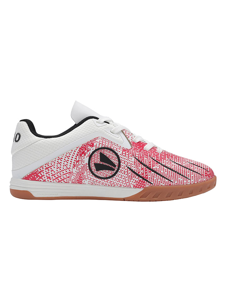 Hallen-Fußballschuhe "Vini" in Weiß/ Rot