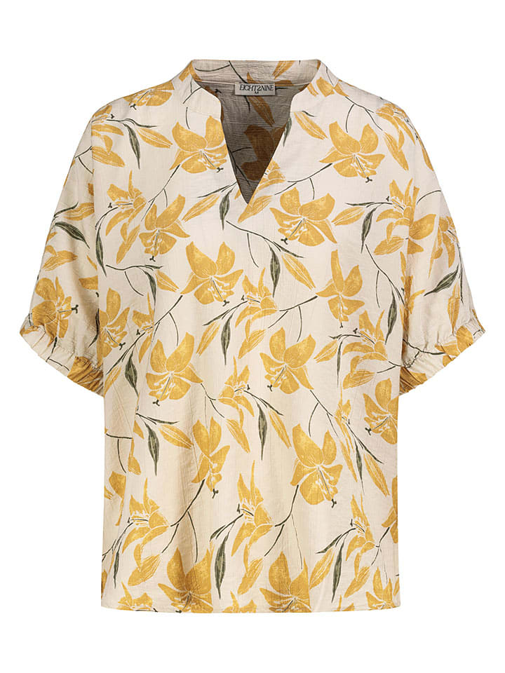 Blouse zandkleurig/geel