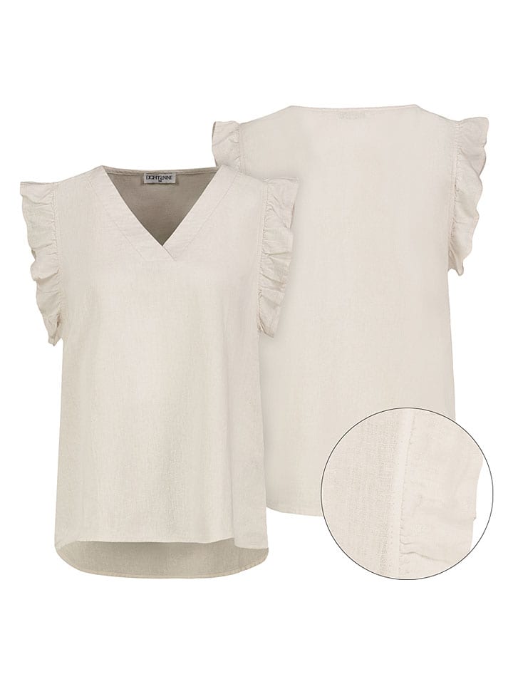 Bluse in Creme