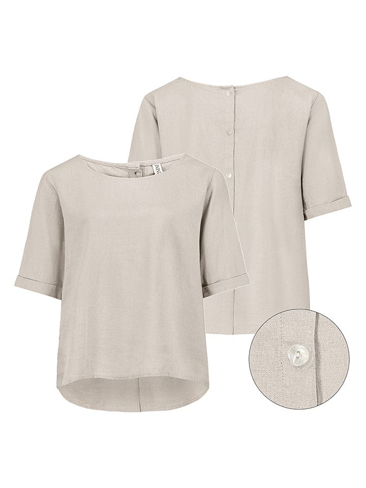Bluse in Creme