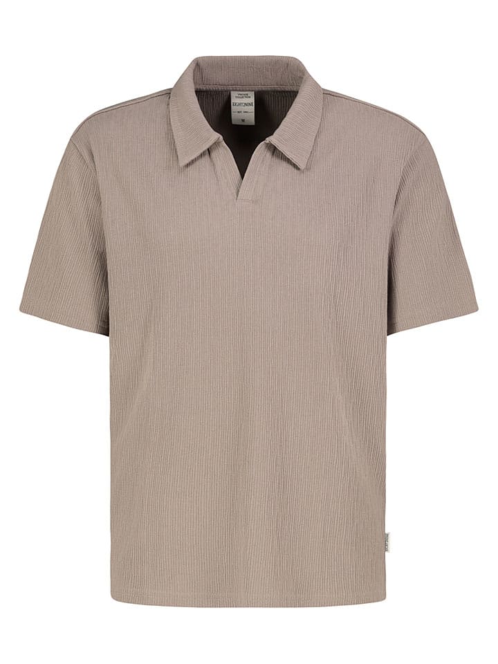 Poloshirt in Taupe