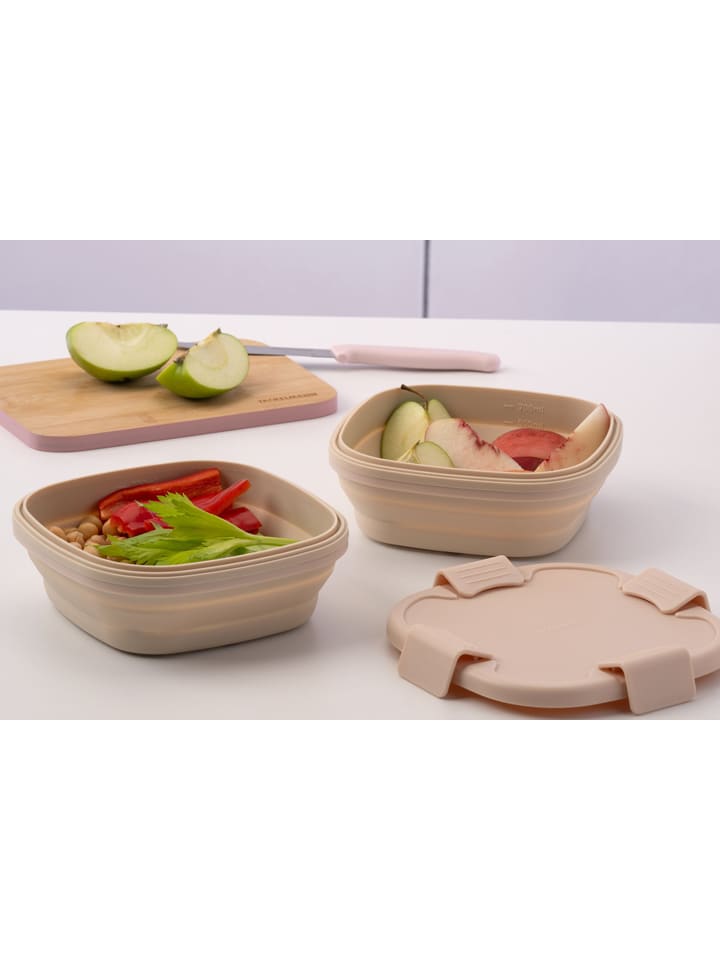 Pojemnik w kolorze beżowym na lunch - 700 ml