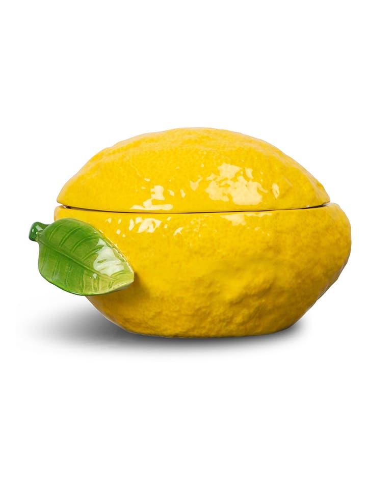 Servierschale "Lemon" in Gelb - (B)13 x (H)8 x (T)9 cm