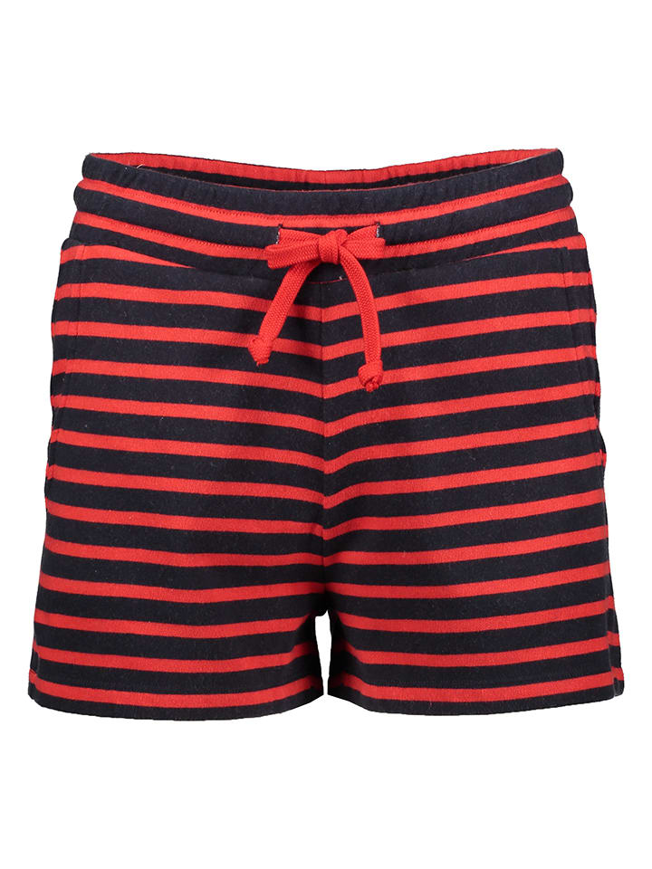 Shorts in Rot/ Schwarz