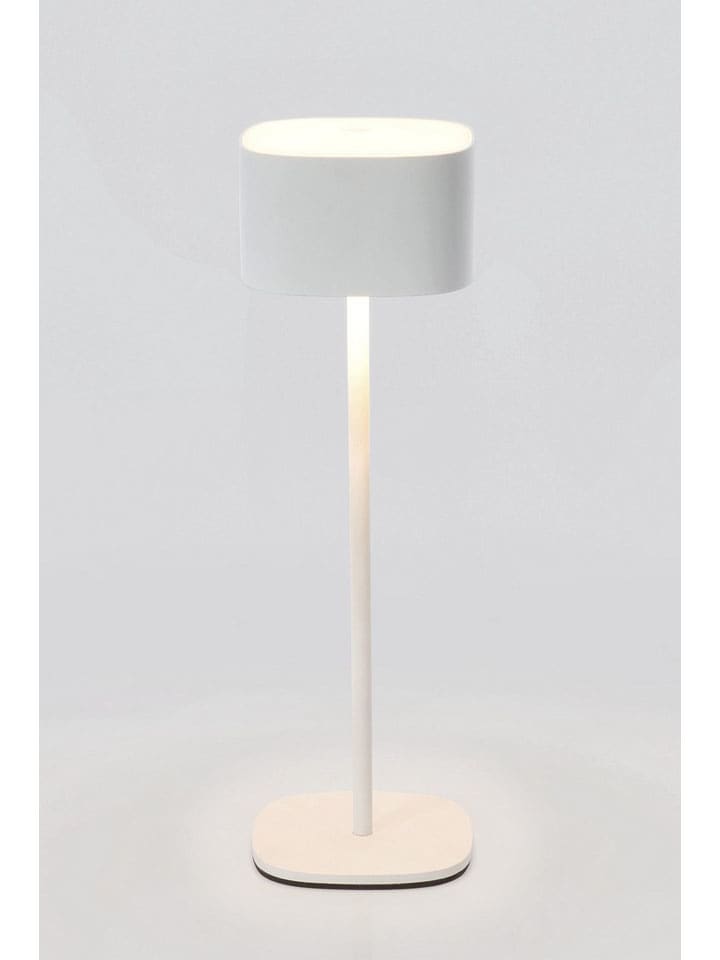 Lampa stołowa LED "Naimi" w kolorze białym - wys. 26 x Ø 8 cm