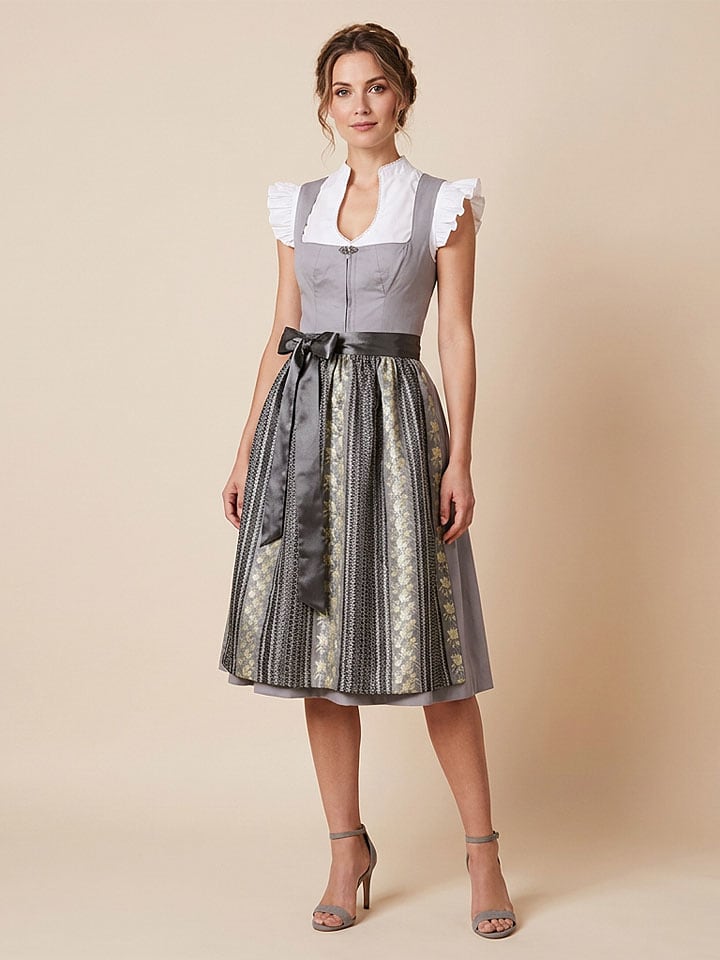 Dirndl "Bara" in Hellgrau