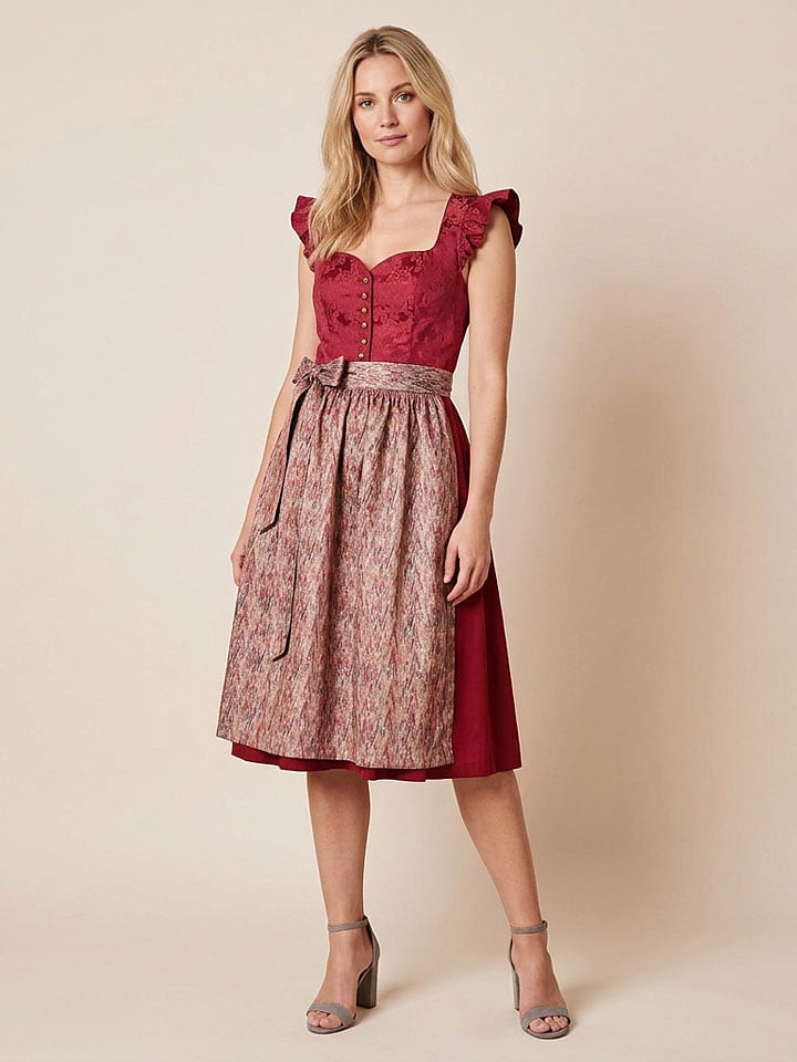 Dirndl "Vroni" in Rot