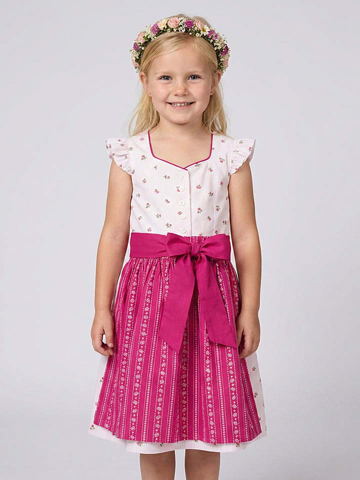 Dirndl "Emma" in Rosa/ Pink