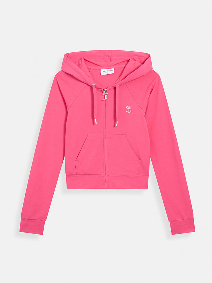 Sweatjacke in Pink
