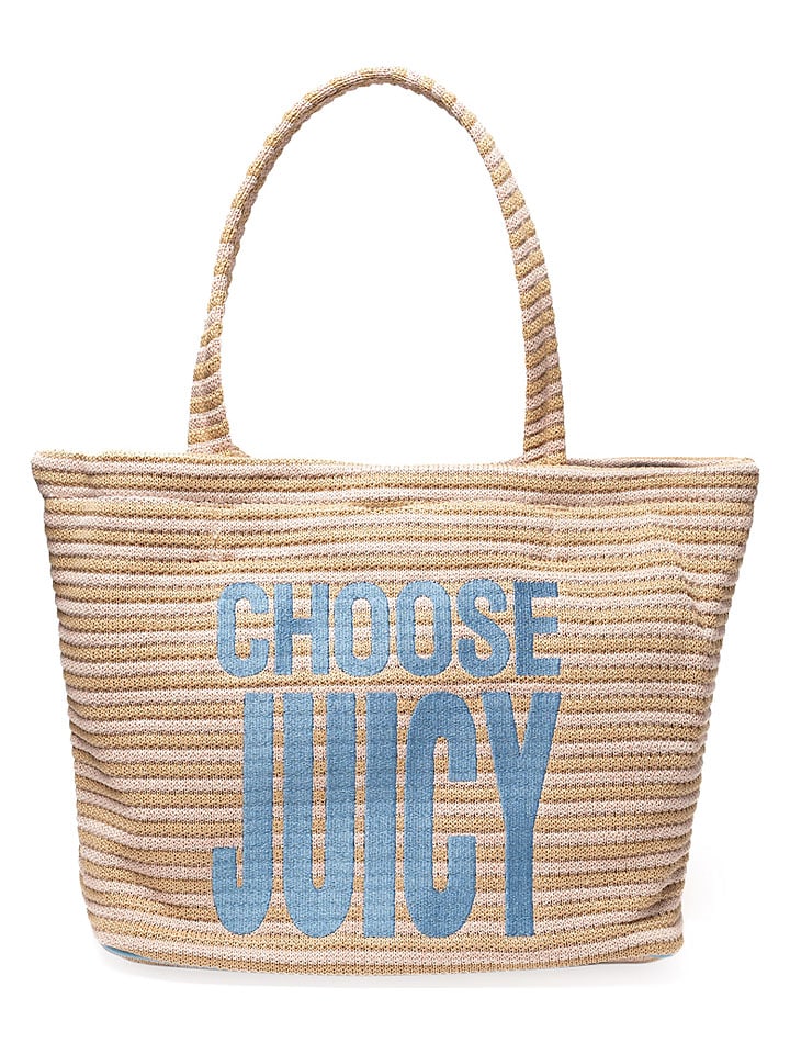 Schoudertas beige - (B)38 x (H)36 x (D)19 cm