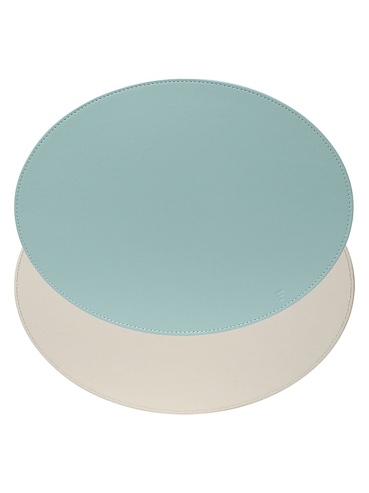 Platzset in Mint/ Hellgrau - (L)45 x (B)34 cm