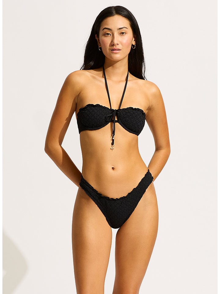 Biustonosz bikini w kolorze czarnym