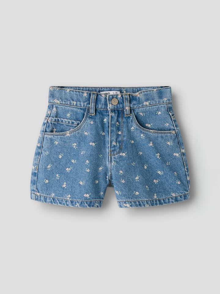 Szorty dżinsowe "Rose" - Mom fit - w kolorze niebieskim