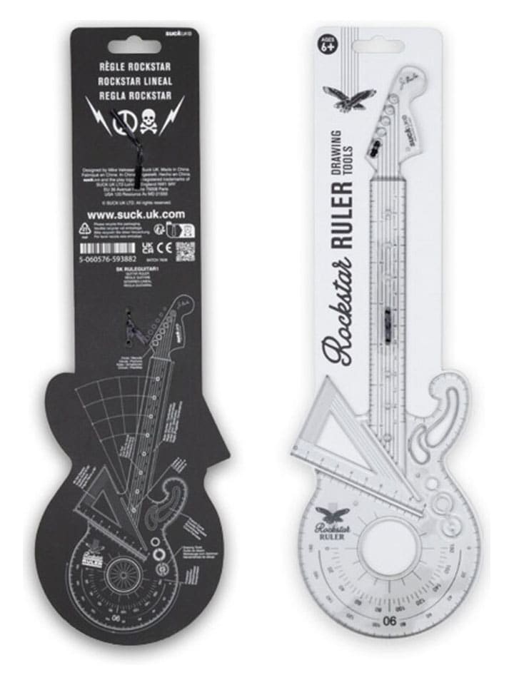 Lineal ''Rockstar Guitar'' - (L)35,7 cm