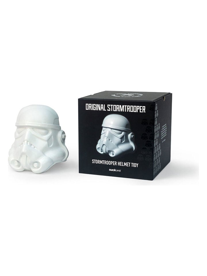 Schreibtisch-Organizer ''Stormtrooper'' in Weiß - (H)16 x Ø 17,5 cm