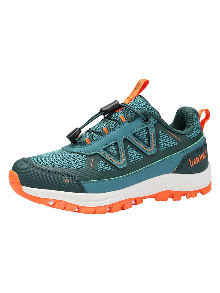 Trekkingschoenen turquoise/oranje