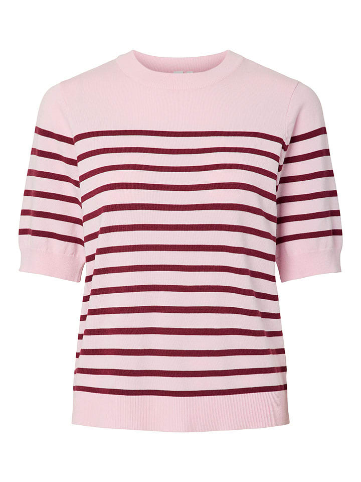 Sweter w kolorze jasnoróżowo-bordowym