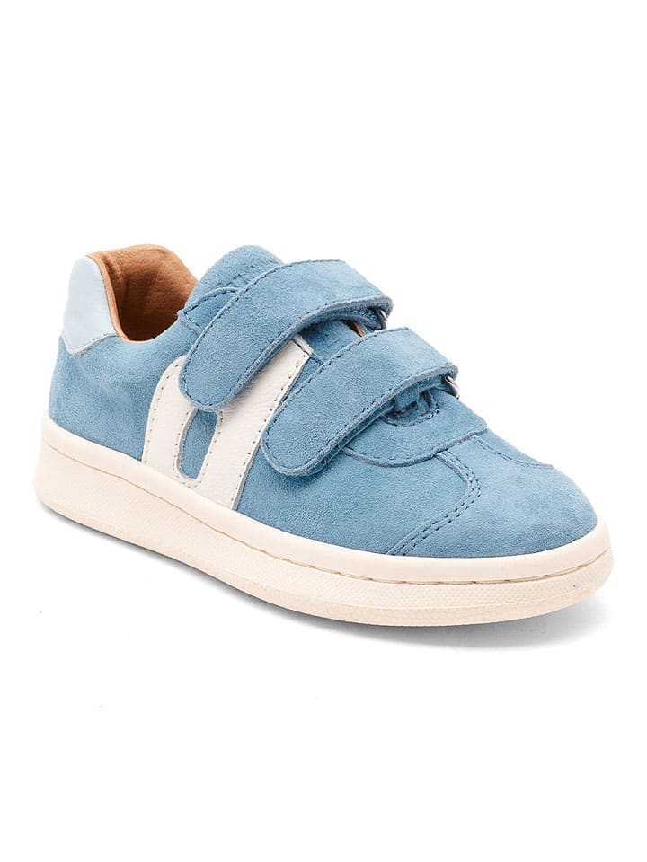 Leder-Sneakers "Bay V" in Blau