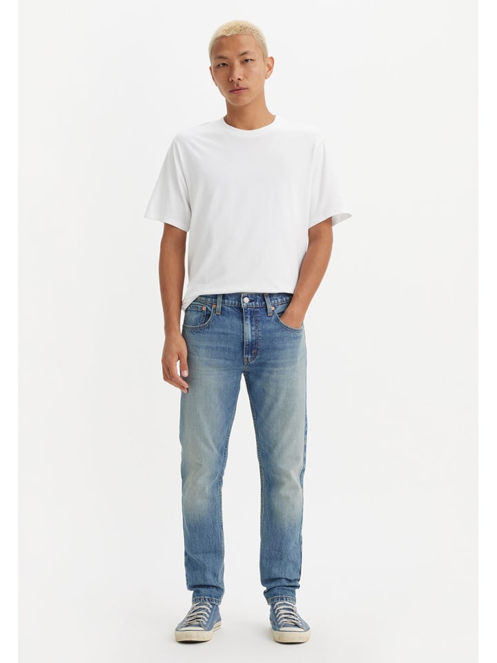 Dżinsy "512" - Tapered fit - w kolorze błękitnym
