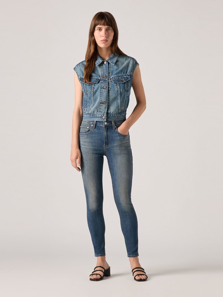 Spijkerbroek "721" - skinny fit - donkerblauw