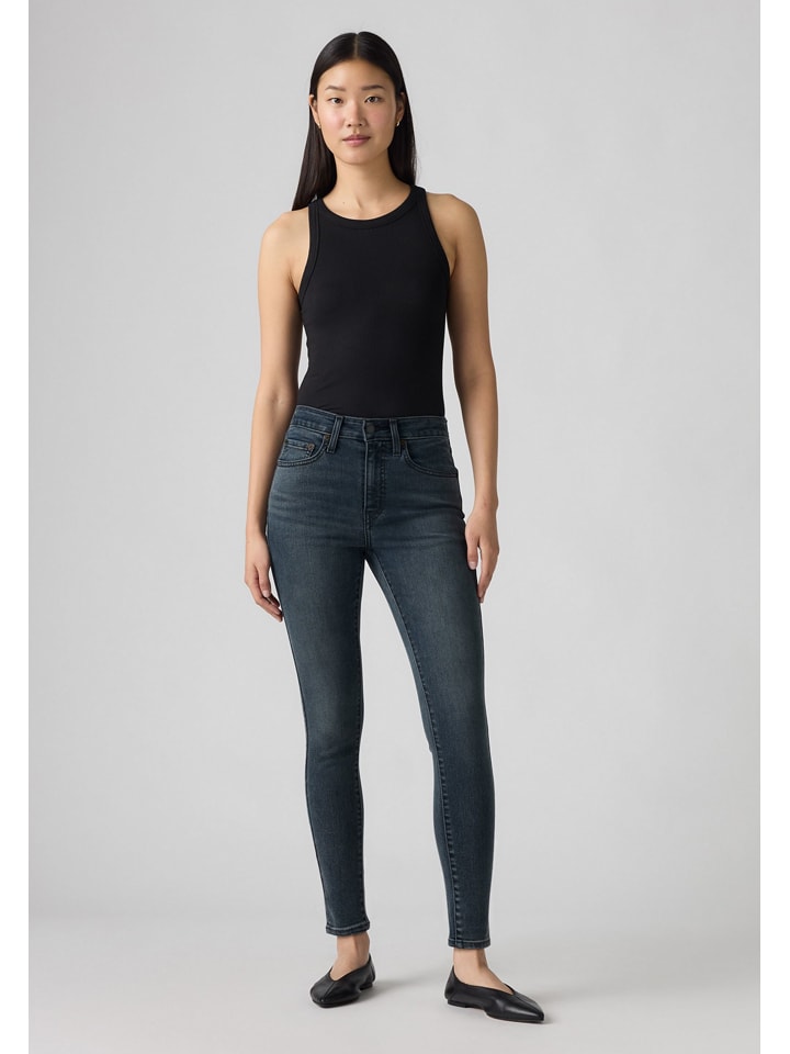 Dżinsy "721" - Skinny fit - w kolorze granatowym