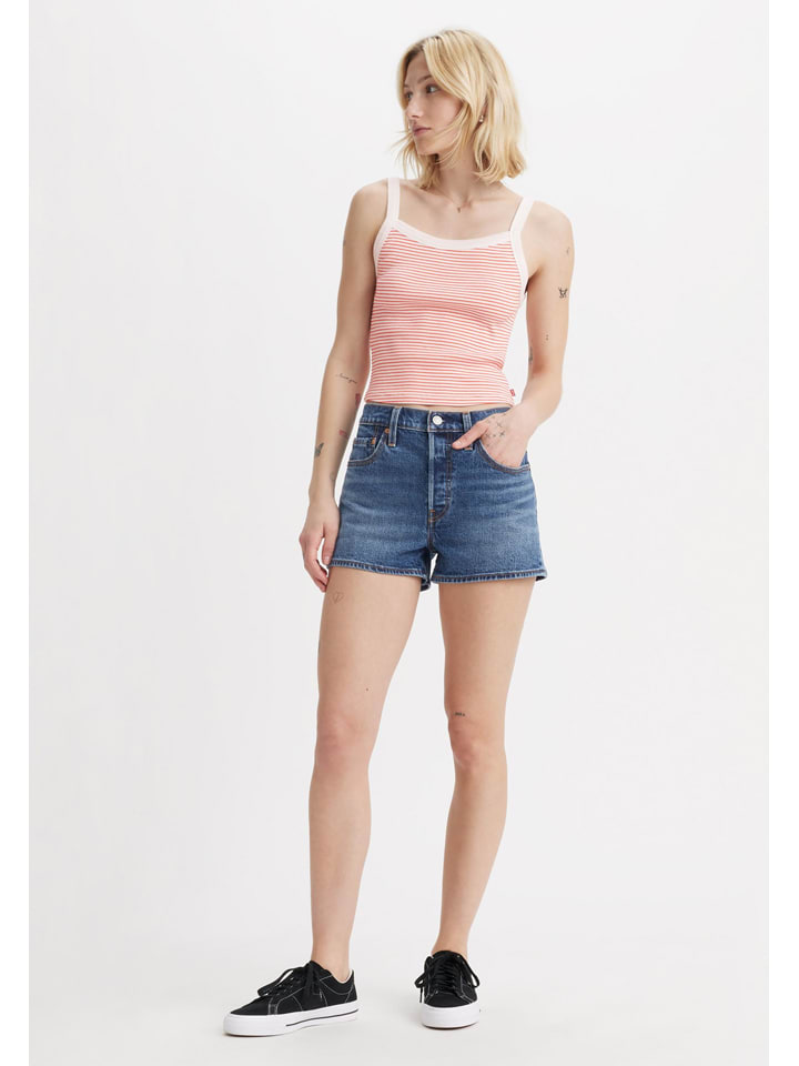 Spijkershort "501" blauw
